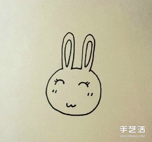 卡通小兔子簡筆畫教程 簡單又可愛小兔子畫法 -  rpnrmr.com