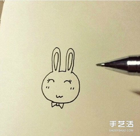 卡通小兔子簡筆畫教程 簡單又可愛小兔子畫法 -  rpnrmr.com