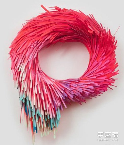 美麗而抽象的3D紙雕藝術(shù)作品圖片欣賞  -  rpnrmr.com