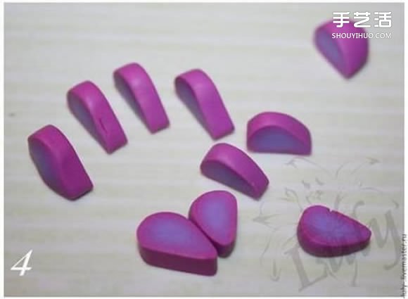 軟陶花戒指制作教程 手工軟陶花朵飾品DIY圖解 -  rpnrmr.com
