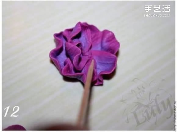 軟陶花戒指制作教程 手工軟陶花朵飾品DIY圖解 -  rpnrmr.com