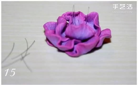 軟陶花戒指制作教程 手工軟陶花朵飾品DIY圖解 -  rpnrmr.com