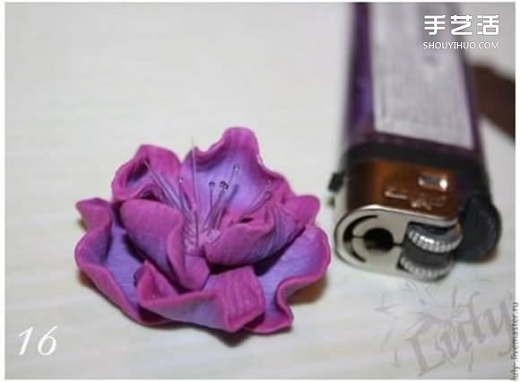 軟陶花戒指制作教程 手工軟陶花朵飾品DIY圖解 -  rpnrmr.com