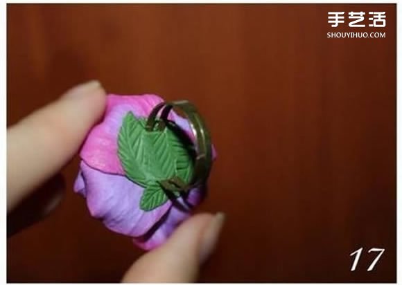 軟陶花戒指制作教程 手工軟陶花朵飾品DIY圖解 -  rpnrmr.com