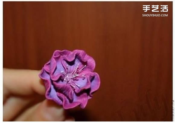 軟陶花戒指制作教程 手工軟陶花朵飾品DIY圖解 -  rpnrmr.com