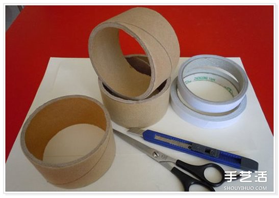 大號透明膠卷紙筒廢物利用 DIY制作西瓜收納盒 -  rpnrmr.com