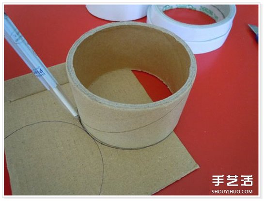 大號透明膠卷紙筒廢物利用 DIY制作西瓜收納盒 -  rpnrmr.com