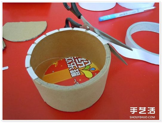 大號透明膠卷紙筒廢物利用 DIY制作西瓜收納盒 -  rpnrmr.com
