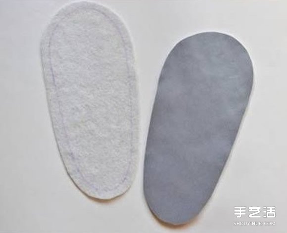 手工布藝寶寶靴子圖紙 嬰兒靴子的做法教程 -  rpnrmr.com
