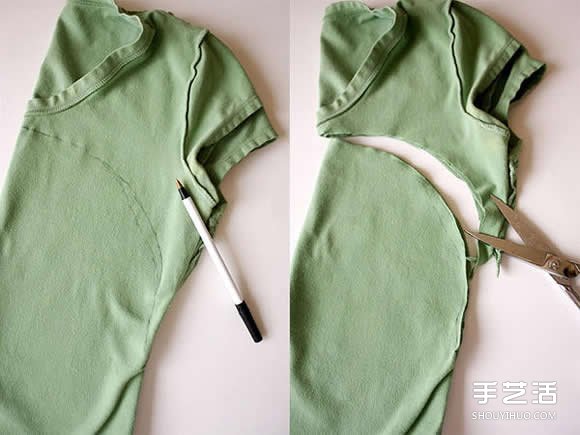 舊T恤改造網(wǎng)眼袋的方法 DIY網(wǎng)眼袋制作教程 -  rpnrmr.com