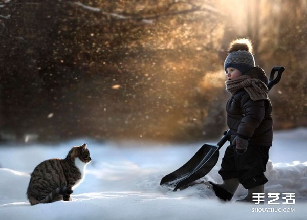 可愛小男孩跟動物們的溫馨攝影作品欣賞 -  rpnrmr.com