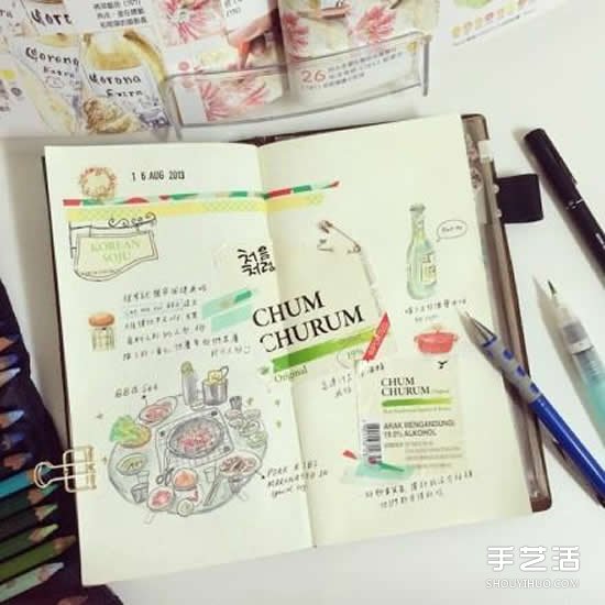 馬來西亞女生做的旅行手賬日記本 很有愛！ -  rpnrmr.com