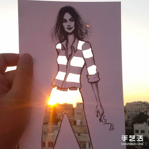 另類“剪紙畫”創(chuàng)意DIY 把世界裝進(jìn)裙子！ -  rpnrmr.com