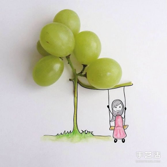 創(chuàng)意畫(huà)作品欣賞：講述可愛(ài)女生的日常生活 -  rpnrmr.com