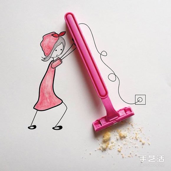 創(chuàng)意畫(huà)作品欣賞：講述可愛(ài)女生的日常生活 -  rpnrmr.com