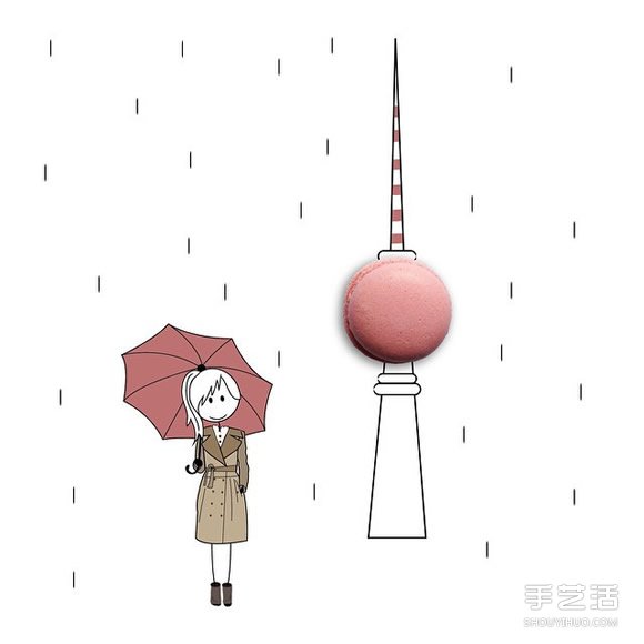 創(chuàng)意畫(huà)作品欣賞：講述可愛(ài)女生的日常生活 -  rpnrmr.com
