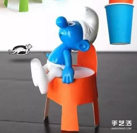 一次性紙杯手工制作椅子 兒童玩具椅子制作教程 -  rpnrmr.com