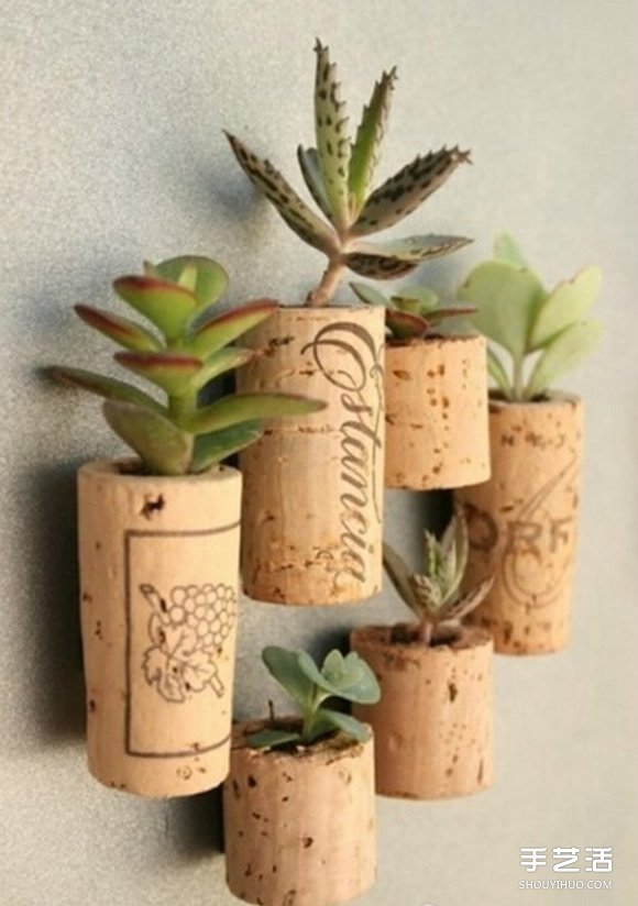 紅酒瓶塞廢物利用DIY 軟木塞手工小制作圖片 -  rpnrmr.com