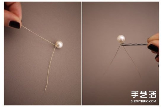 自制珍珠發(fā)卡的方法教程 簡單DIY珍珠發(fā)卡圖解 -  rpnrmr.com