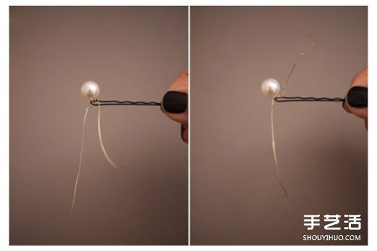 自制珍珠發(fā)卡的方法教程 簡單DIY珍珠發(fā)卡圖解 -  rpnrmr.com