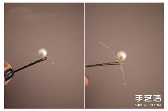 自制珍珠發(fā)卡的方法教程 簡單DIY珍珠發(fā)卡圖解 -  rpnrmr.com