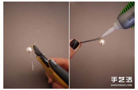 自制珍珠發(fā)卡的方法教程 簡單DIY珍珠發(fā)卡圖解 -  rpnrmr.com