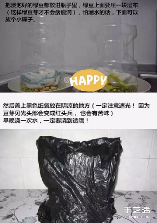 可樂(lè)瓶子種豆芽的方法 家庭種豆芽的簡(jiǎn)單教程 -  rpnrmr.com
