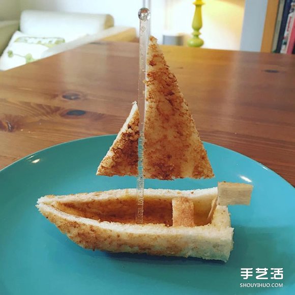 愛心老爸的面包雕刻作品 讓過敏女兒吃得開心 -  rpnrmr.com