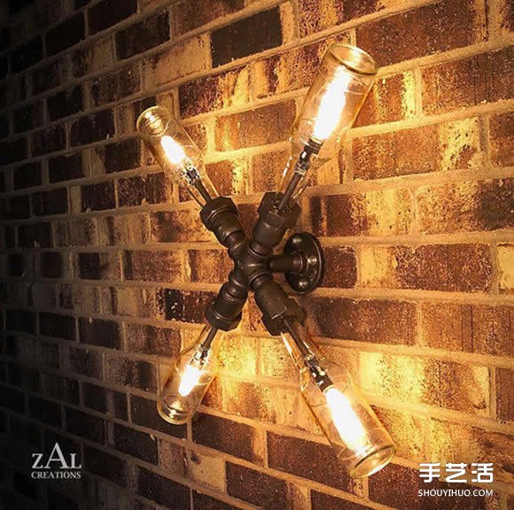 啤酒瓶廢物利用DIY制作超有個性的玻璃燈具 -  rpnrmr.com