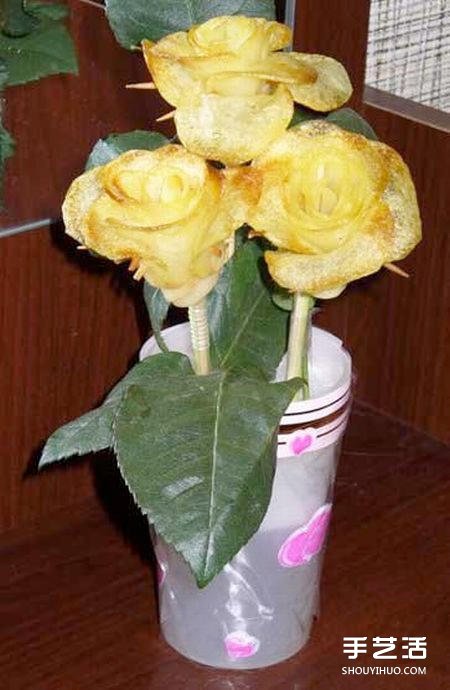 不尋常材質(zhì)制作而成的玫瑰花 不但好看還好吃 -  rpnrmr.com