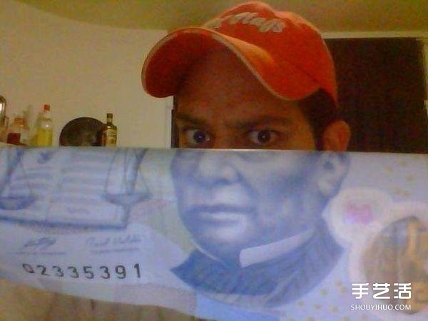 好玩的紙幣錯(cuò)位照?qǐng)D片 讓你DIY出名人鈔票臉 -  rpnrmr.com