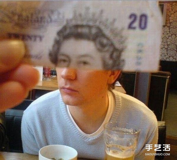 好玩的紙幣錯(cuò)位照?qǐng)D片 讓你DIY出名人鈔票臉 -  rpnrmr.com