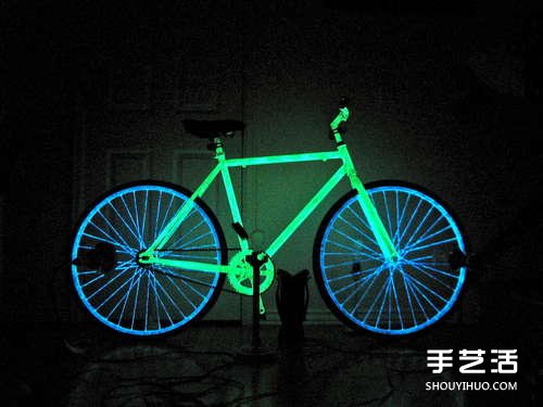 自制發(fā)光自行車的方法 磷光自行車DIY制作教程 -  rpnrmr.com