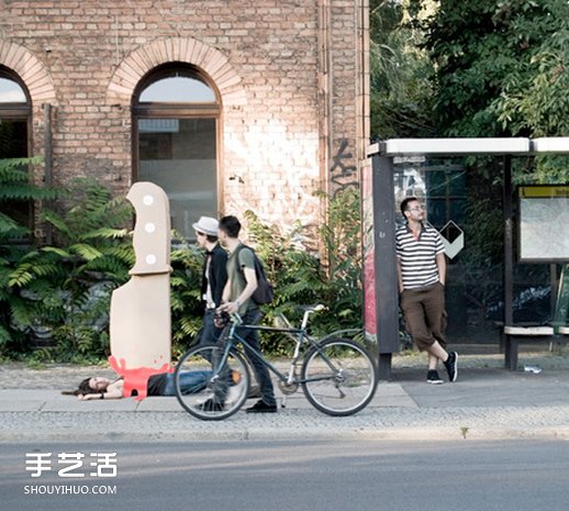 利用硬紙板制作巨型小刀 街頭藝術(shù)玩起來~ -  rpnrmr.com