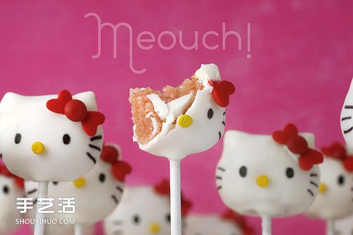 自制Hello Kitty蛋糕棒棒糖 超可口更可愛！ -  rpnrmr.com
