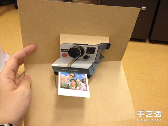 自制寶麗來相機(jī)立體賀卡的方法步驟圖解 -  rpnrmr.com