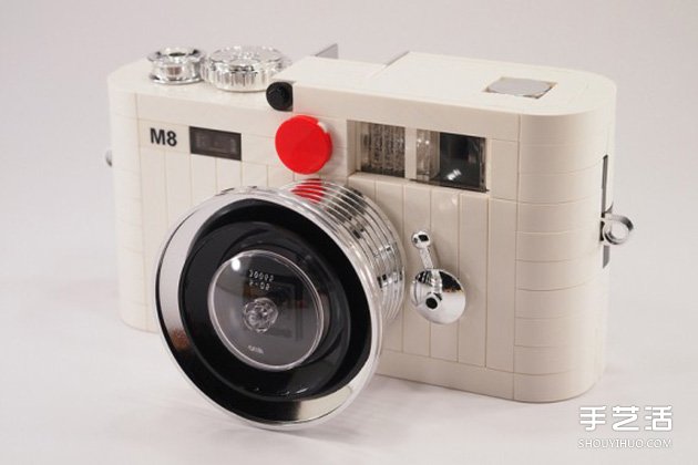 經(jīng)典重現(xiàn)：樂高版白色 Leica M8 相機(jī)模型 -  rpnrmr.com