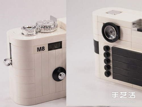 經(jīng)典重現(xiàn)：樂高版白色 Leica M8 相機(jī)模型 -  rpnrmr.com