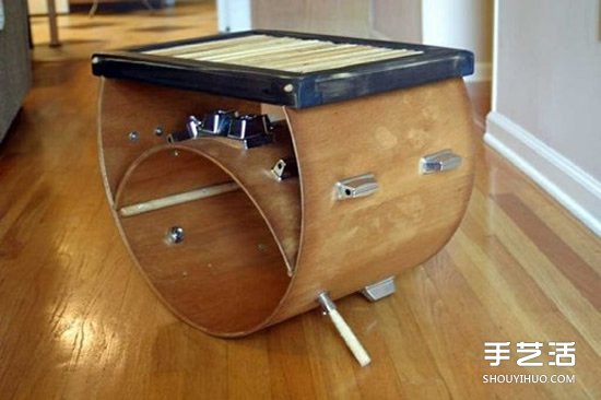 廢舊物改造桌子的方法 利用廢棄物DIY桌子圖片 -  rpnrmr.com