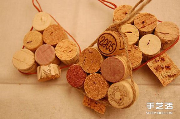 圣誕節(jié)軟木塞DIY圖片 圣誕紅酒瓶塞手工小制作 -  rpnrmr.com