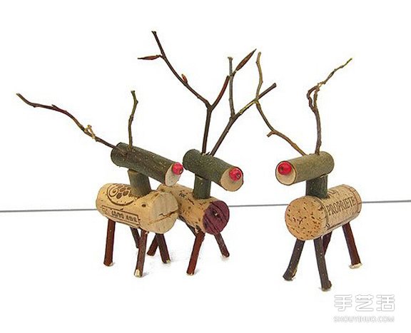 圣誕節(jié)軟木塞DIY圖片 圣誕紅酒瓶塞手工小制作 -  rpnrmr.com