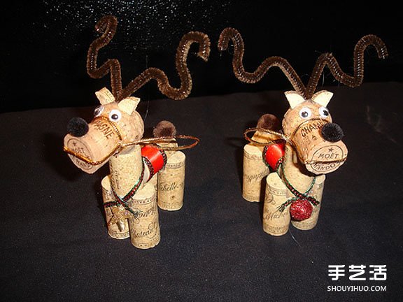 圣誕節(jié)軟木塞DIY圖片 圣誕紅酒瓶塞手工小制作 -  rpnrmr.com