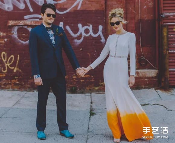 不要唯美純白 讓漸層婚紗為你抹上一道個性色彩 -  rpnrmr.com