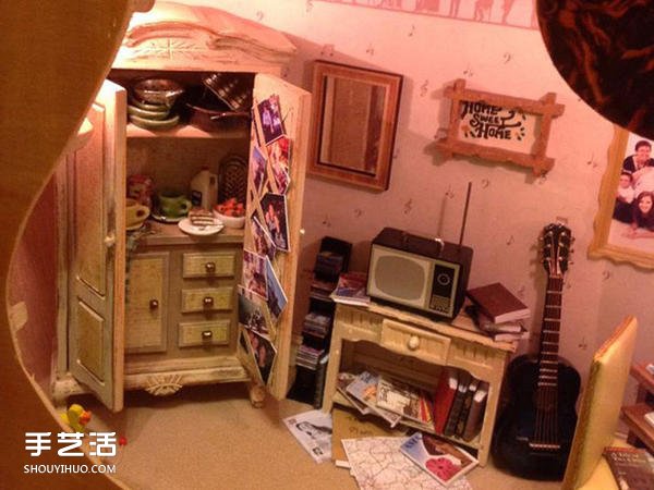 舊吉他改造娃娃屋 送給女兒的25歲生日禮物 -  rpnrmr.com