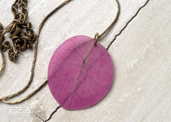 超美花瓣項鏈DIY圖片 手工制作花瓣項鏈作品 -  rpnrmr.com