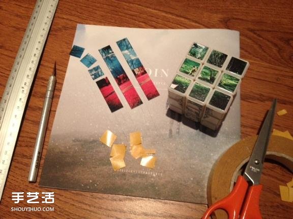 Lomo風(fēng)格魔方改造小制作 變成超贊飾品禮物 -  rpnrmr.com
