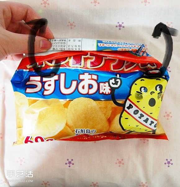 如果沒有橡皮筋也沒有膠帶 封裝零食的小技巧 -  rpnrmr.com