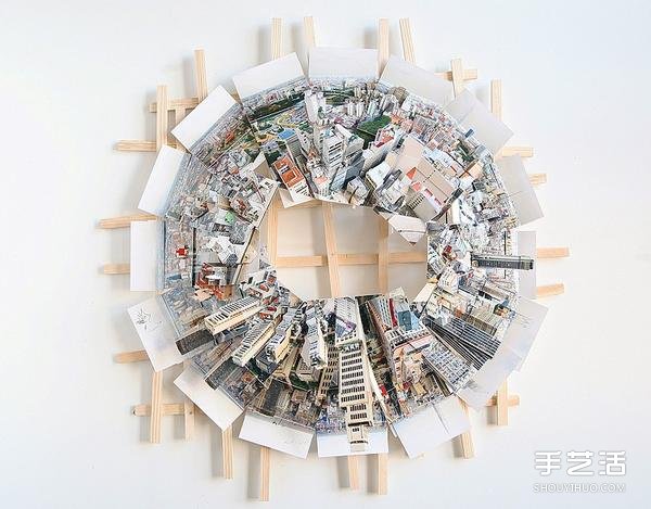 立體城市紙雕藝術(shù) 把多張照片拼接成全景組圖 -  rpnrmr.com