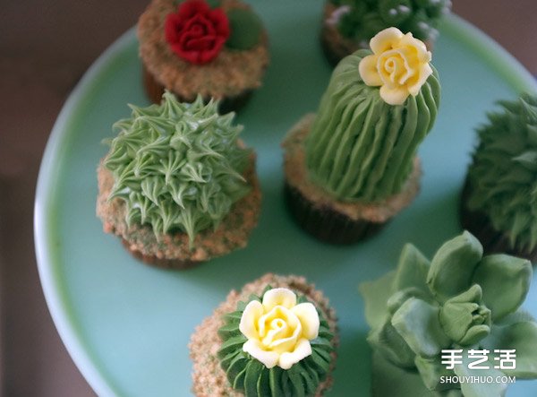有點(diǎn)惡搞又有點(diǎn)俏皮的仙人掌蛋糕的做法圖片 -  rpnrmr.com