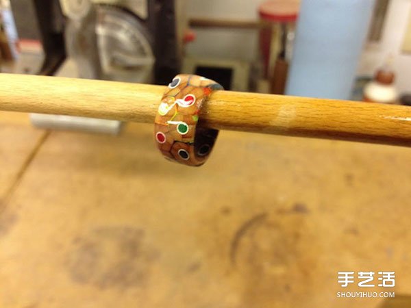 彩色鉛筆制作戒指教程 木頭戒指的做法用彩鉛 -  rpnrmr.com